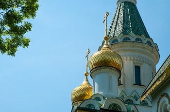 Die russische Kirche von Sofia, Bulgarien.