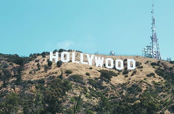 Der legendäre Hollywood-Schriftzug in Los Angeles, USA.