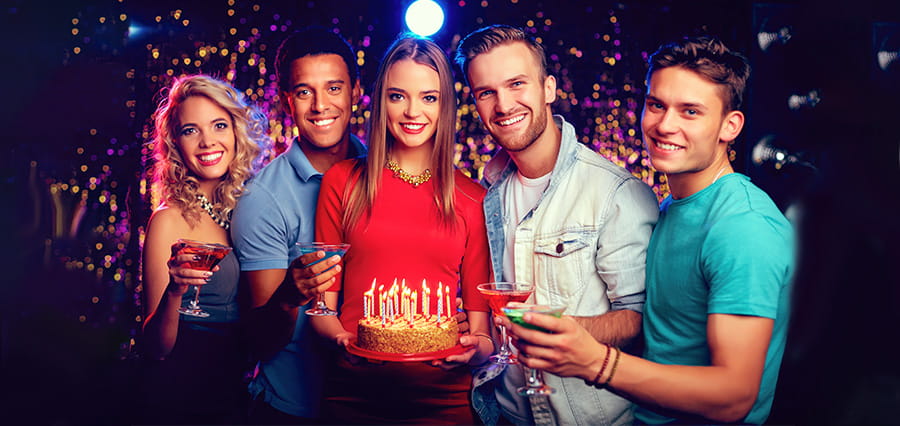 Im Casino Geburtstag feiern