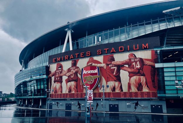 Das Emirates Stadium als Symbol für die Partie zwischen Arsenal und Leeds United.